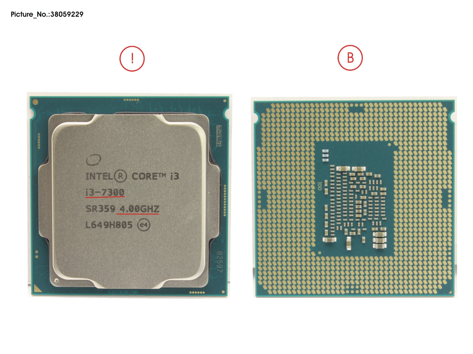 CPU CORE I3-7300 4.0GHZ 51W CPU CORE I3-7300 4.0GHZ 51W