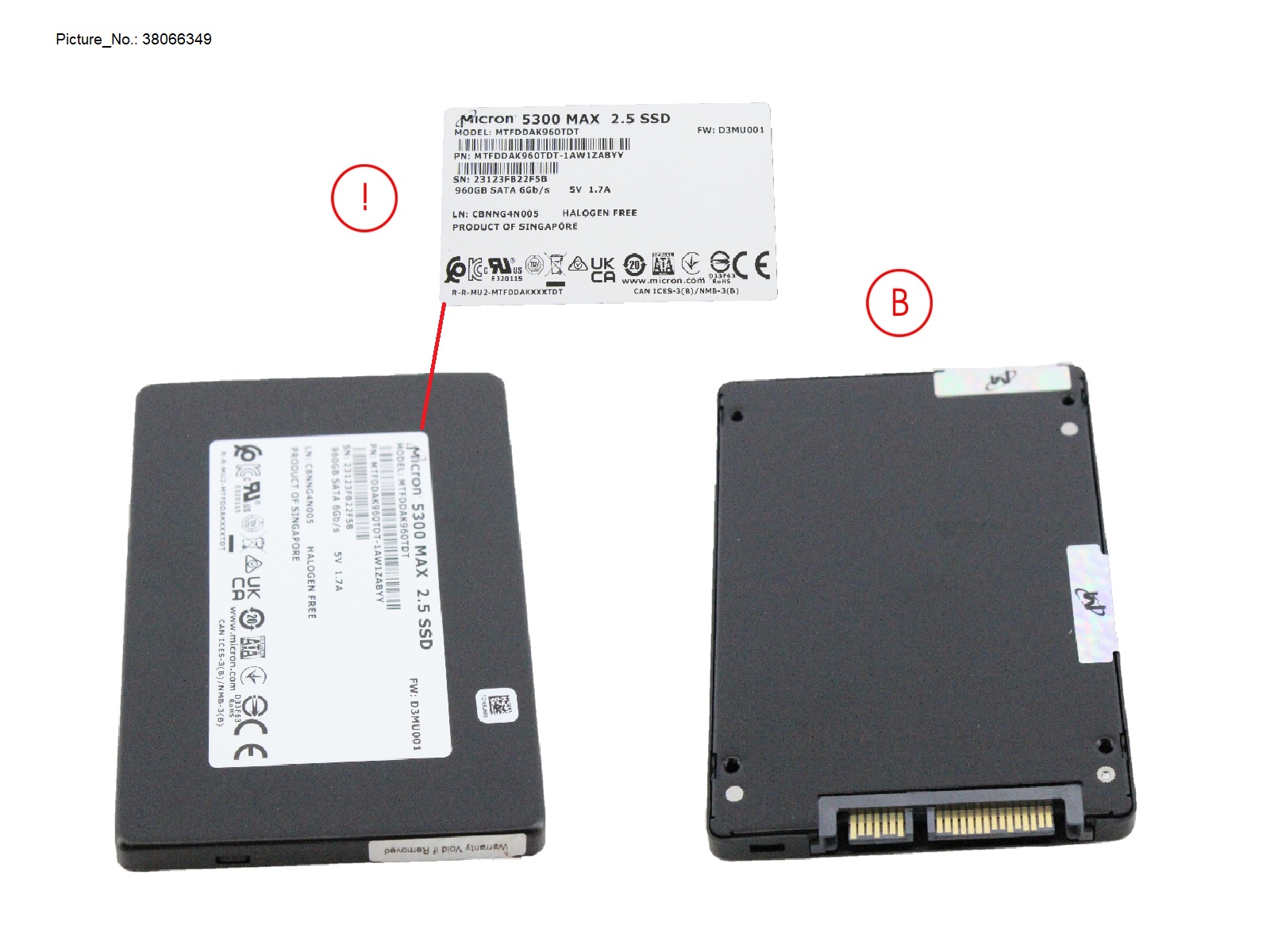 SSD SATA 6G 960GB MU