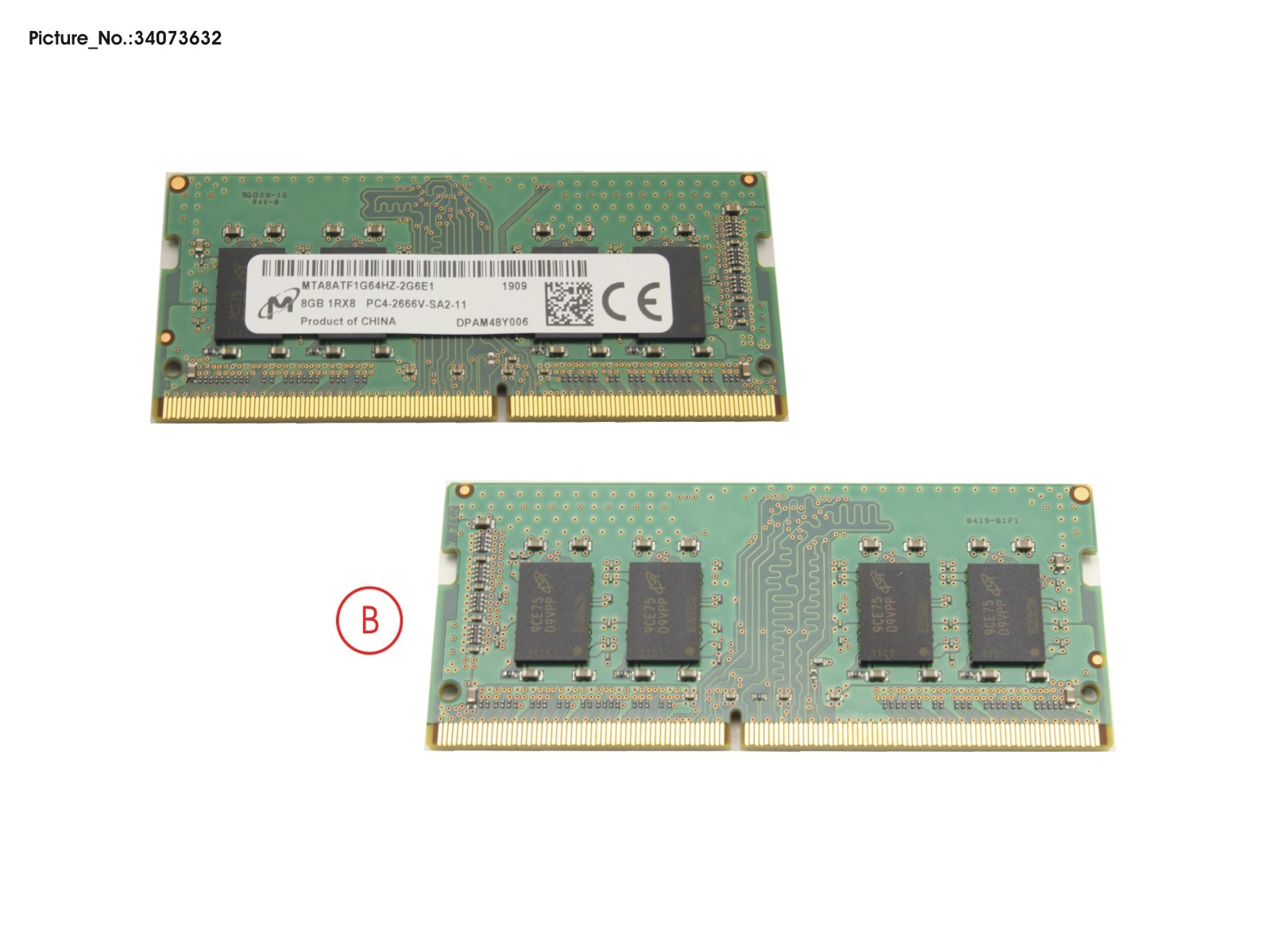 MEMORY 8GB DDR4