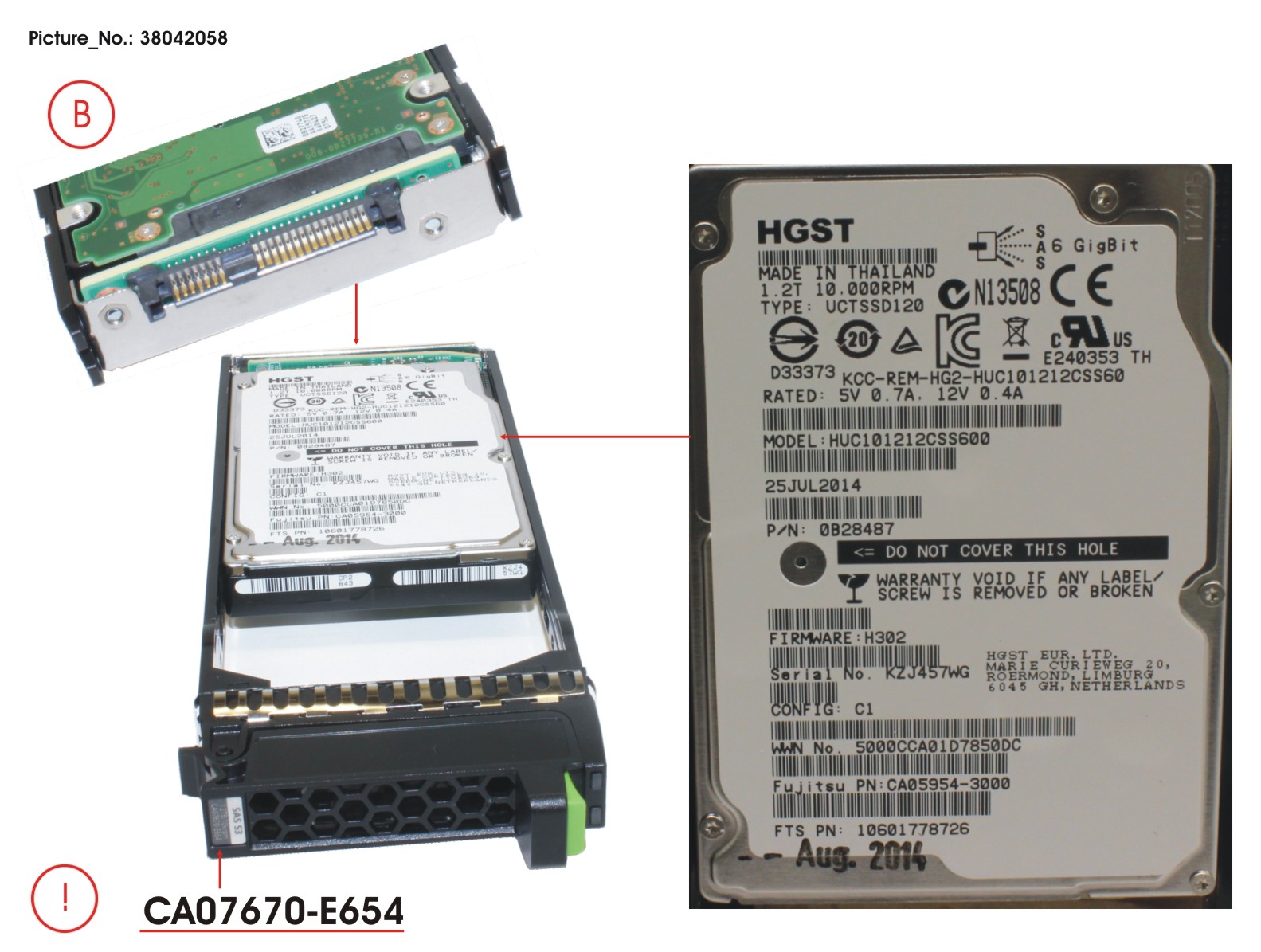 DX S3 HDD SAS 1,2TB 10K 2.5 X1