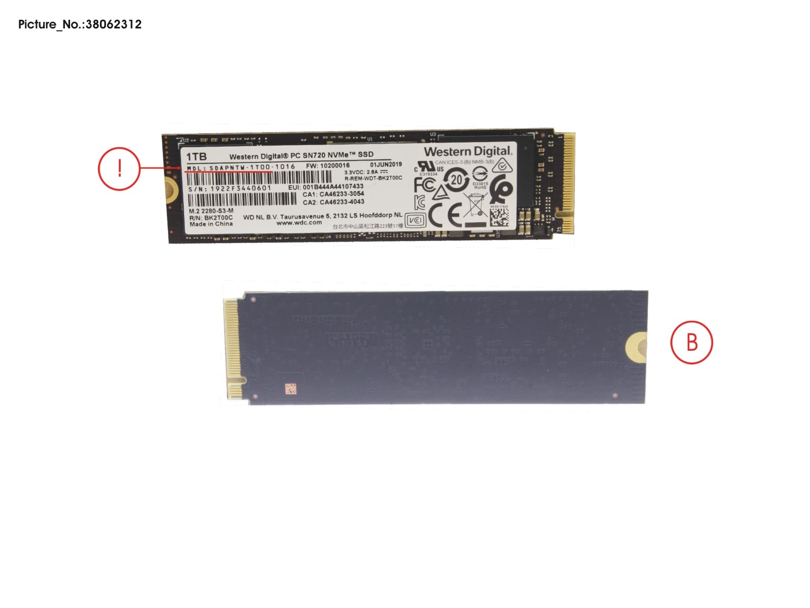 FUJITSU SSD PCIE M.2 2280 1TB