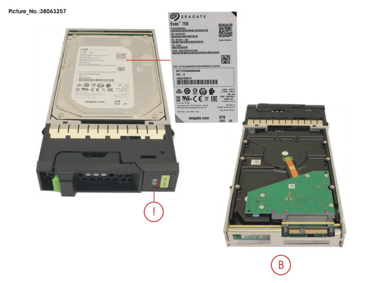 FUJITSU JX40 S2 3.5  6TB 7K2 12G 512E