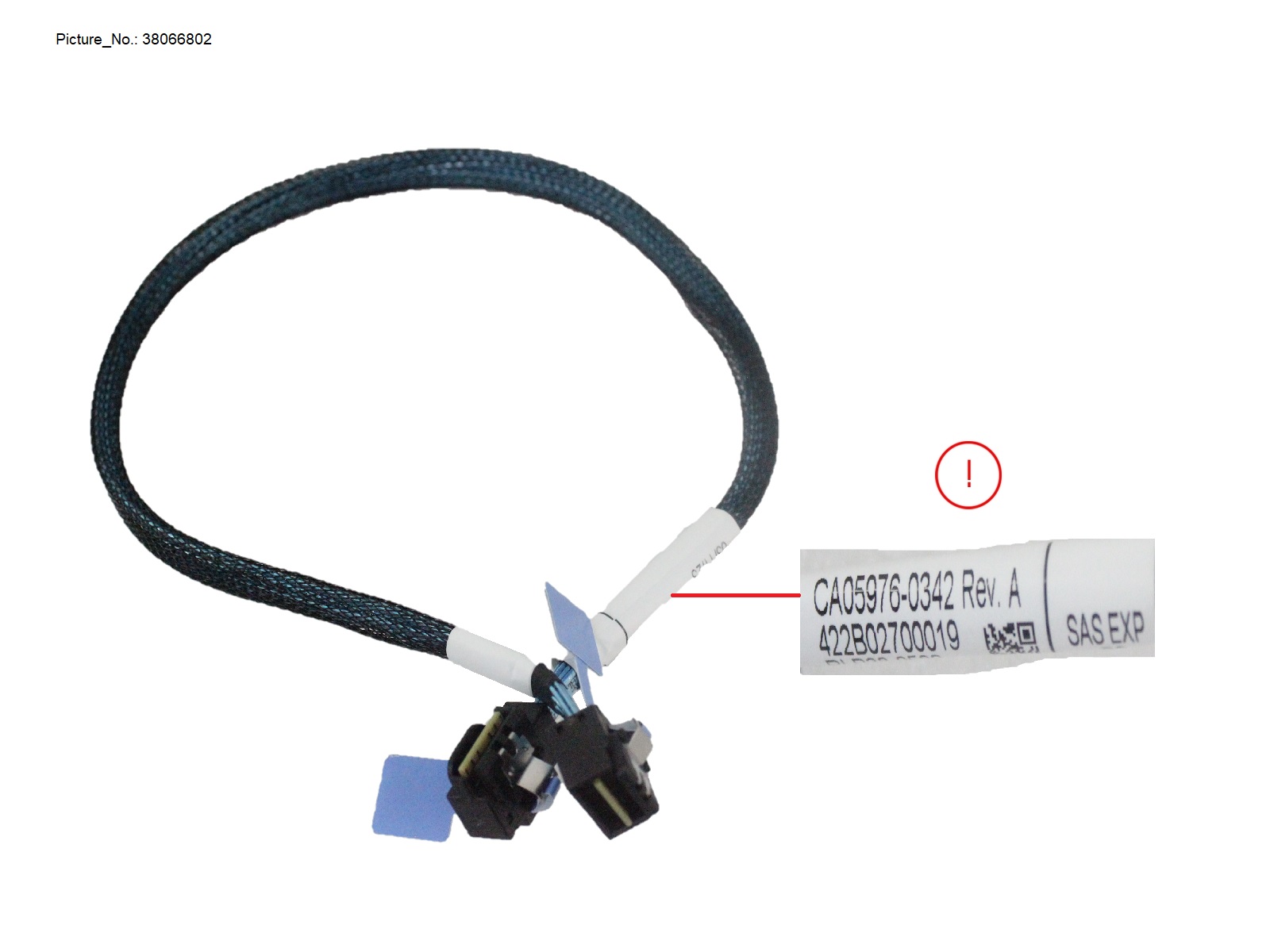 SLIMLINE SAS CABLE, SAS EXP C2 TO 2.5X10