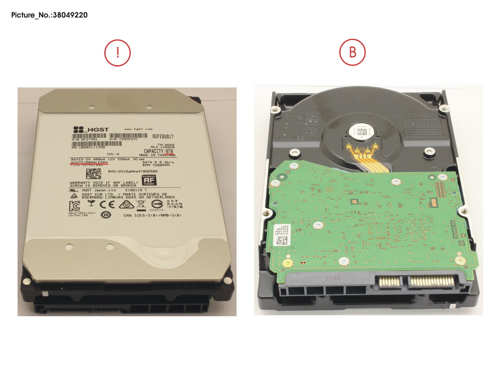 HD 8TB LFF 7K2 BC-SATA 512E