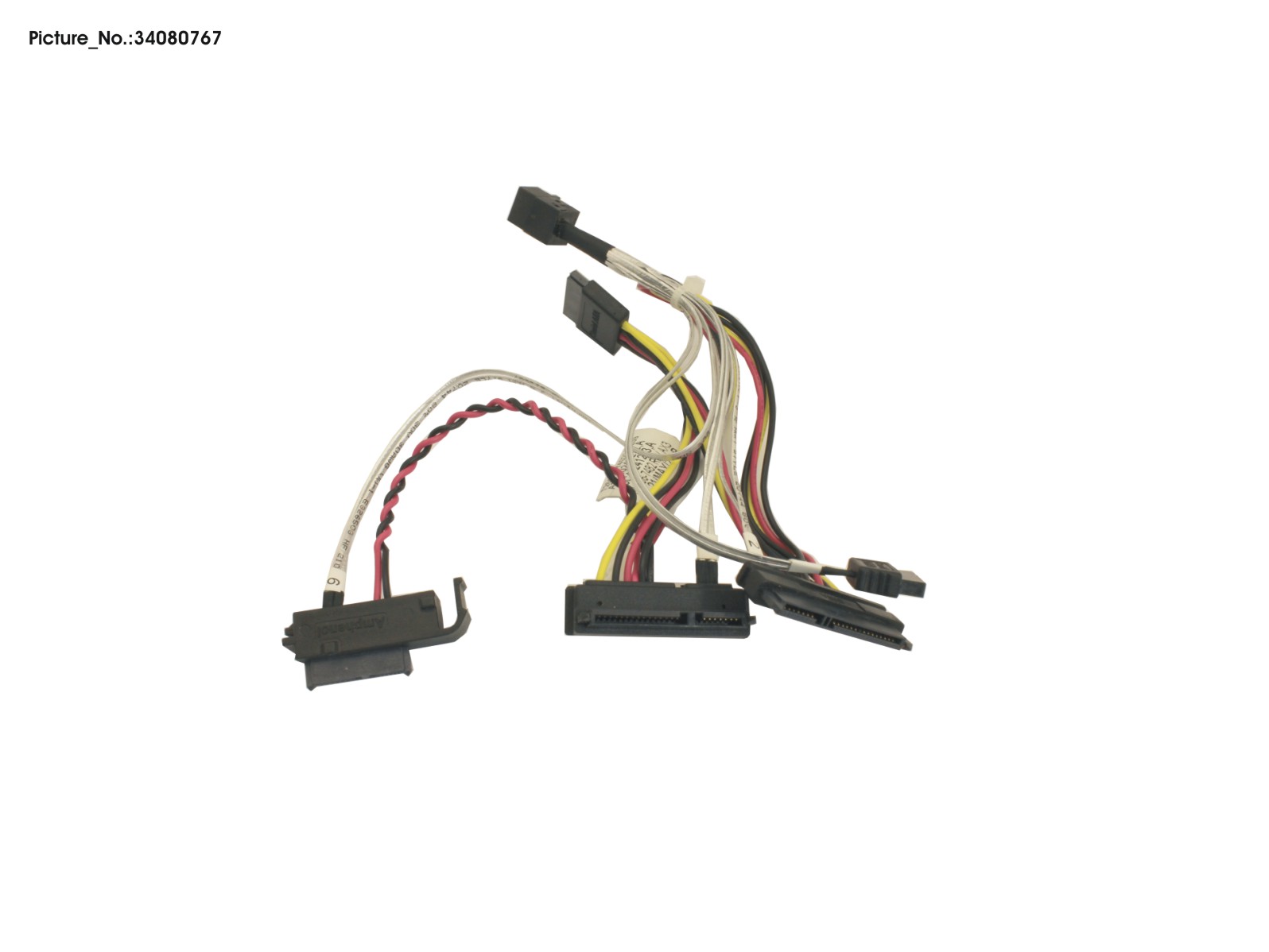 CABLE SAS+PWR 4 HDD E