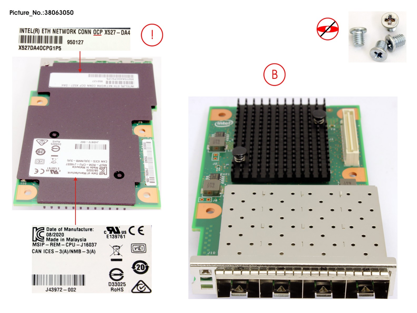 PLAN EM 4X 10GB SFP+  OCP INTERFACE