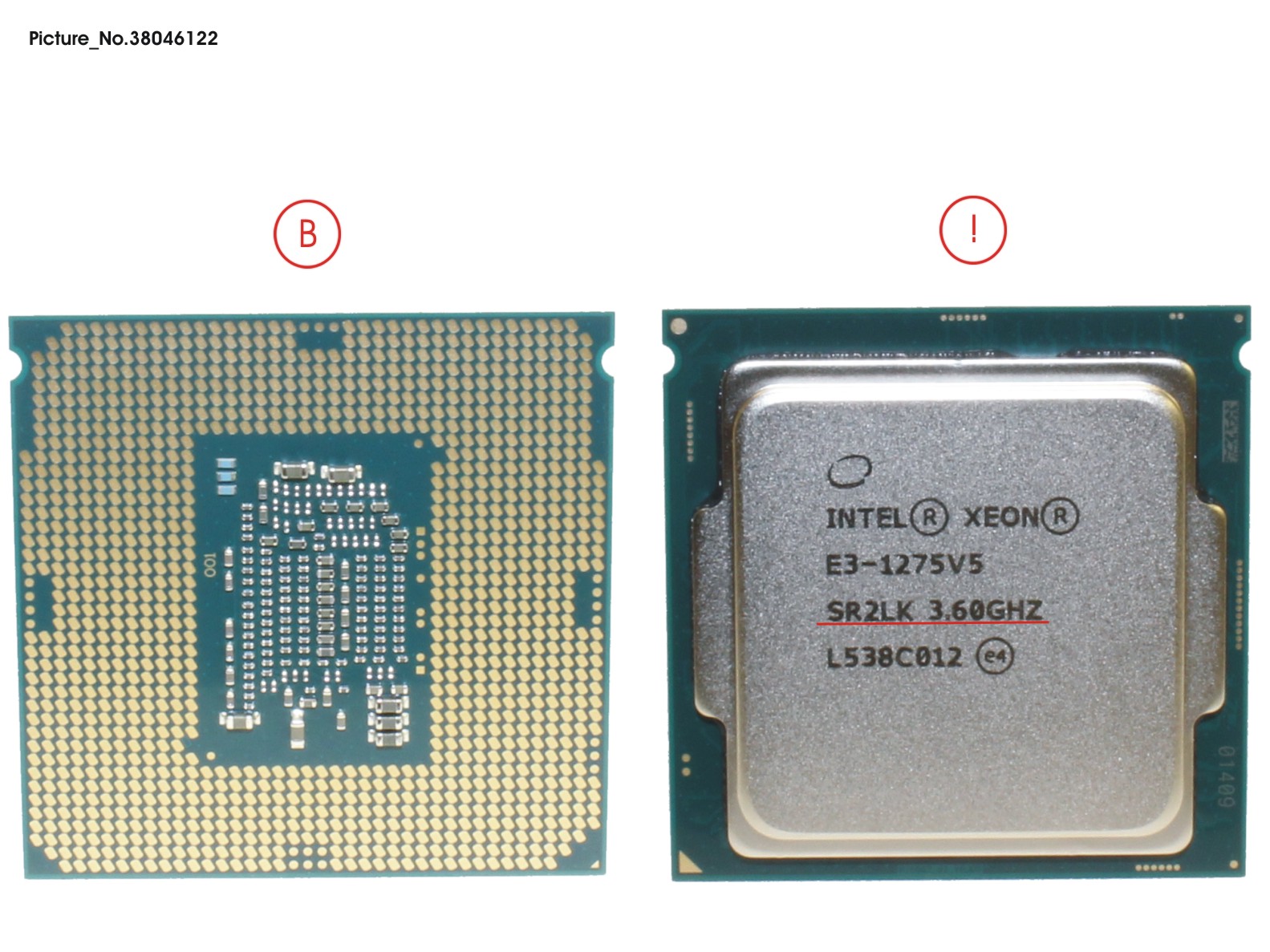 Intel Xeon E3-1275 V5 3.6 80W V26808B9162