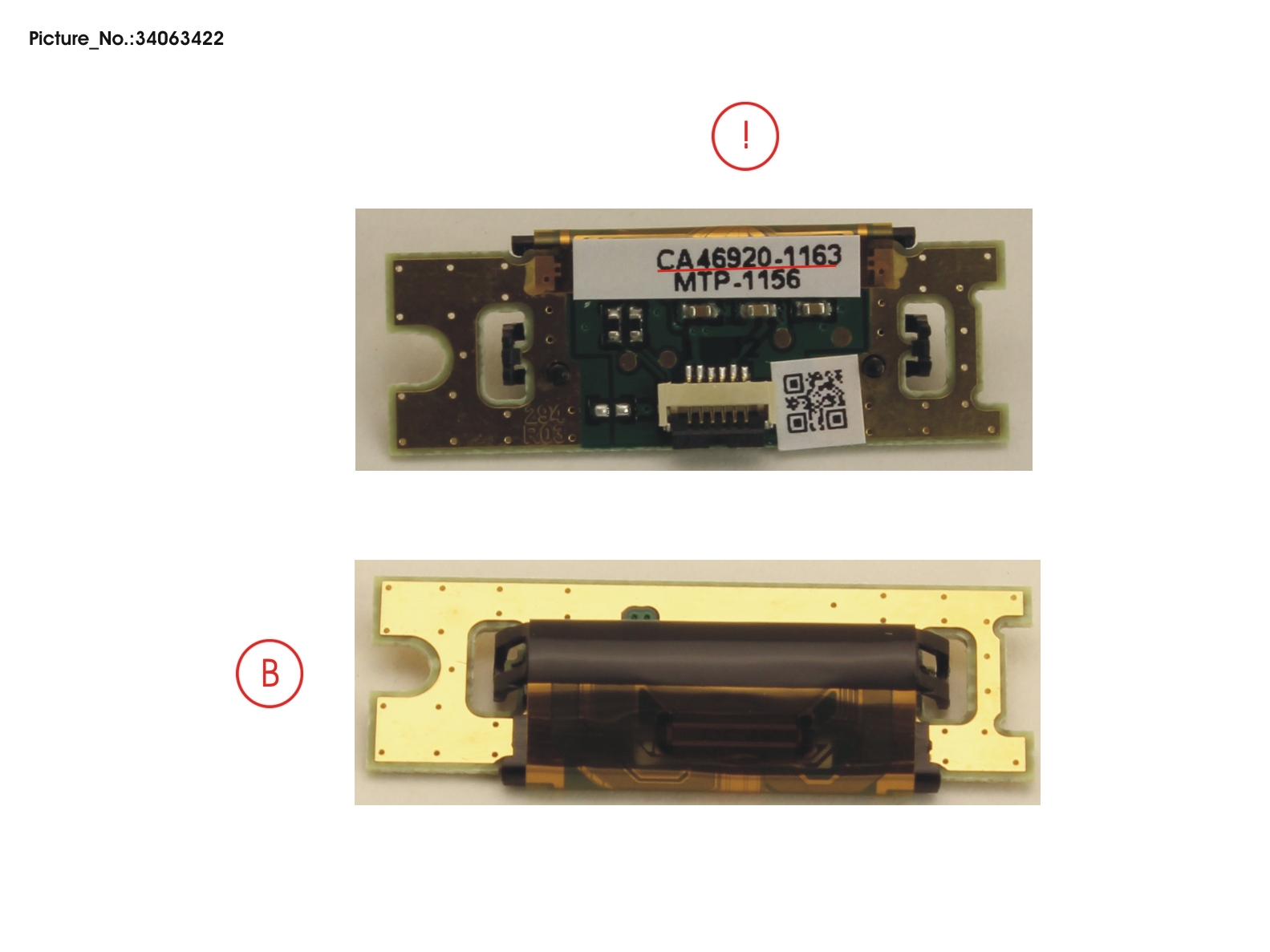 FUJITSU SUB BOARD, FINGERPRINT