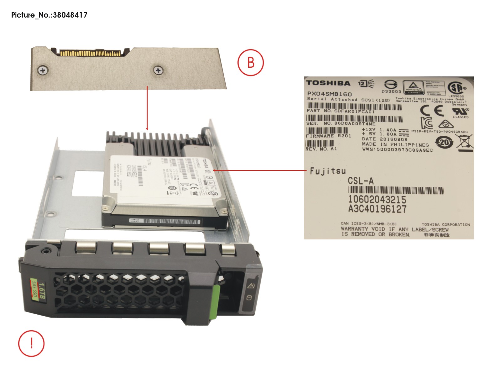 SSD SAS 12G 1.6TB WRITE-INT. 3.5 H-P EP