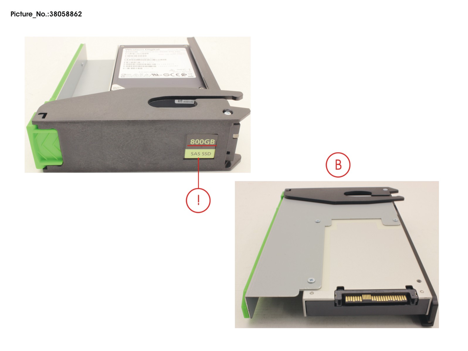 JX60 S2 MLC SSD 800GB 3DWPD SPARE