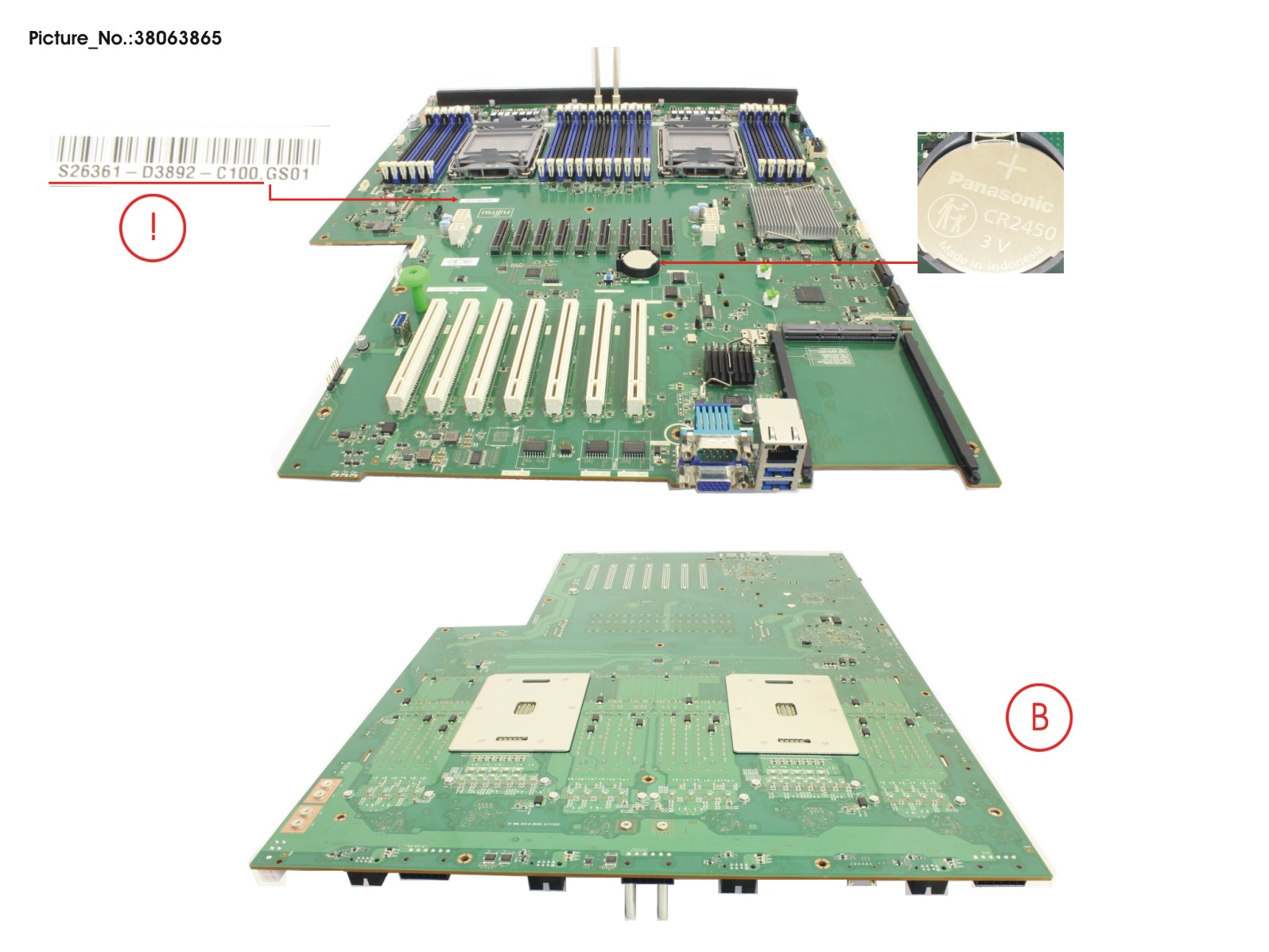 MB BOTTOM PFR D3892-C RX4770M6