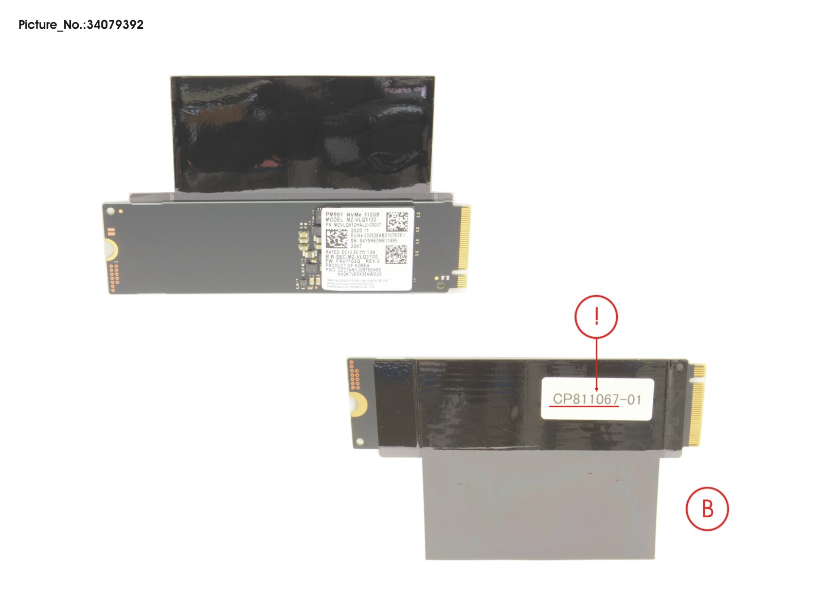 SSD PCIE M.2 512 GB (FED)