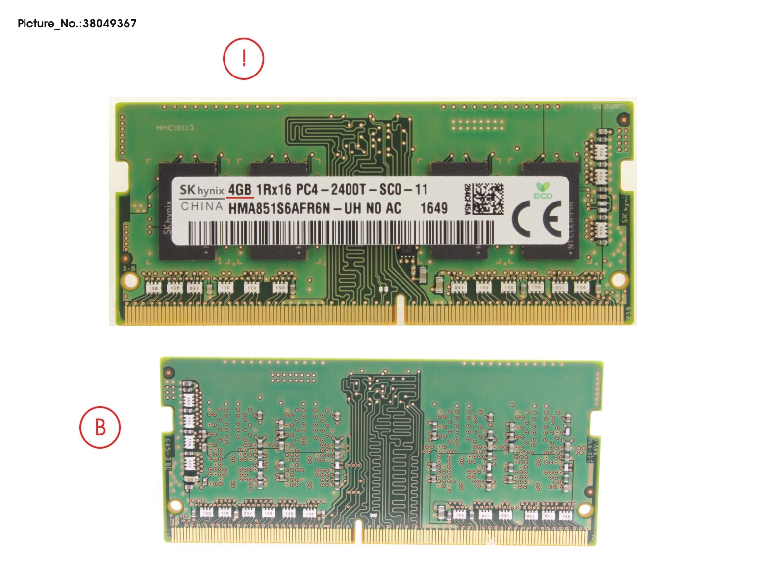 MEMORY 4GB DDR4 SO