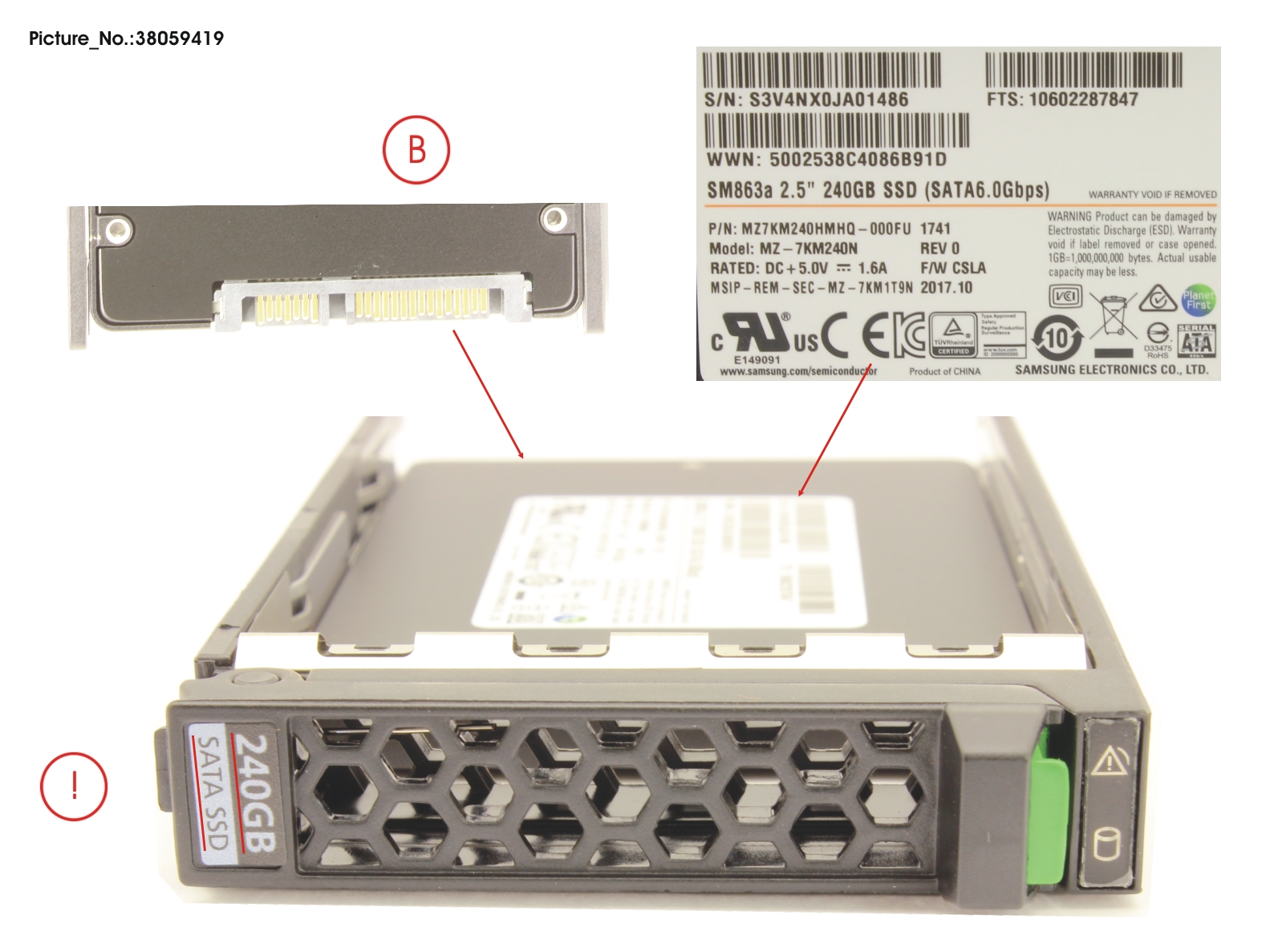 SSD SATA 6G 240GB MIXED-USE 2.5 H-P EP