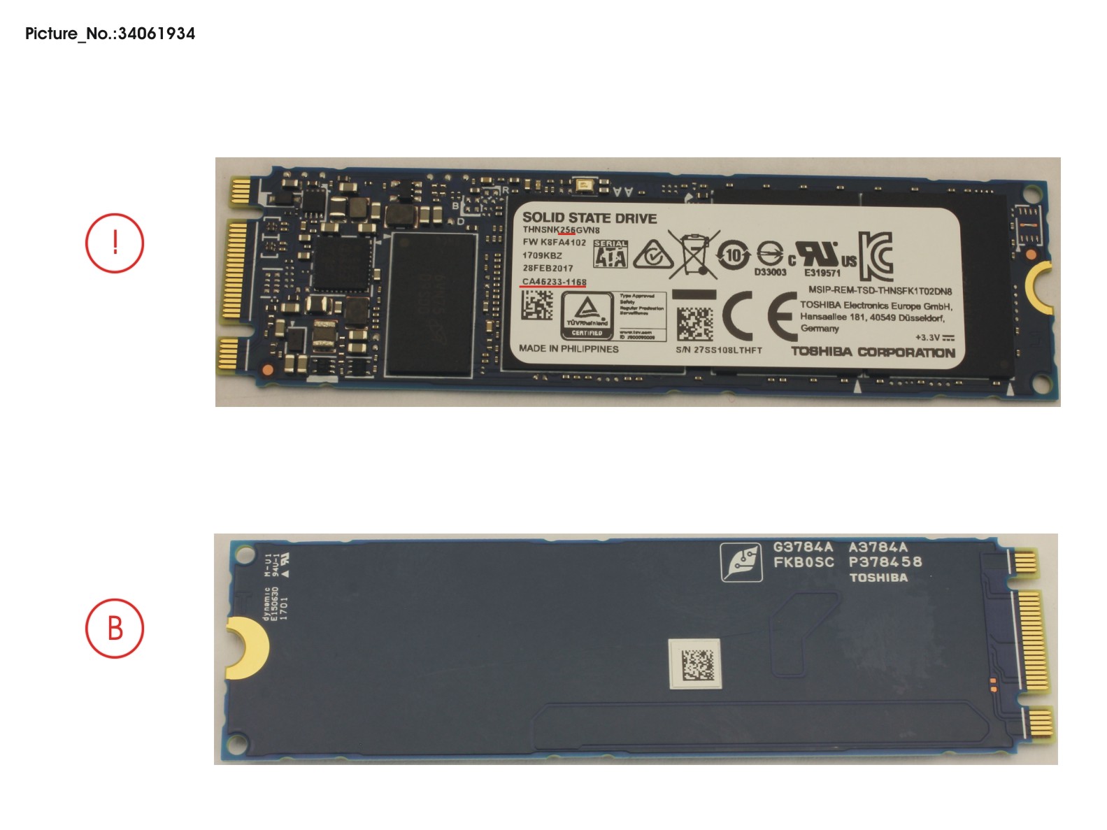 SSD S3 M.2 2280 TOS SG5 256GB