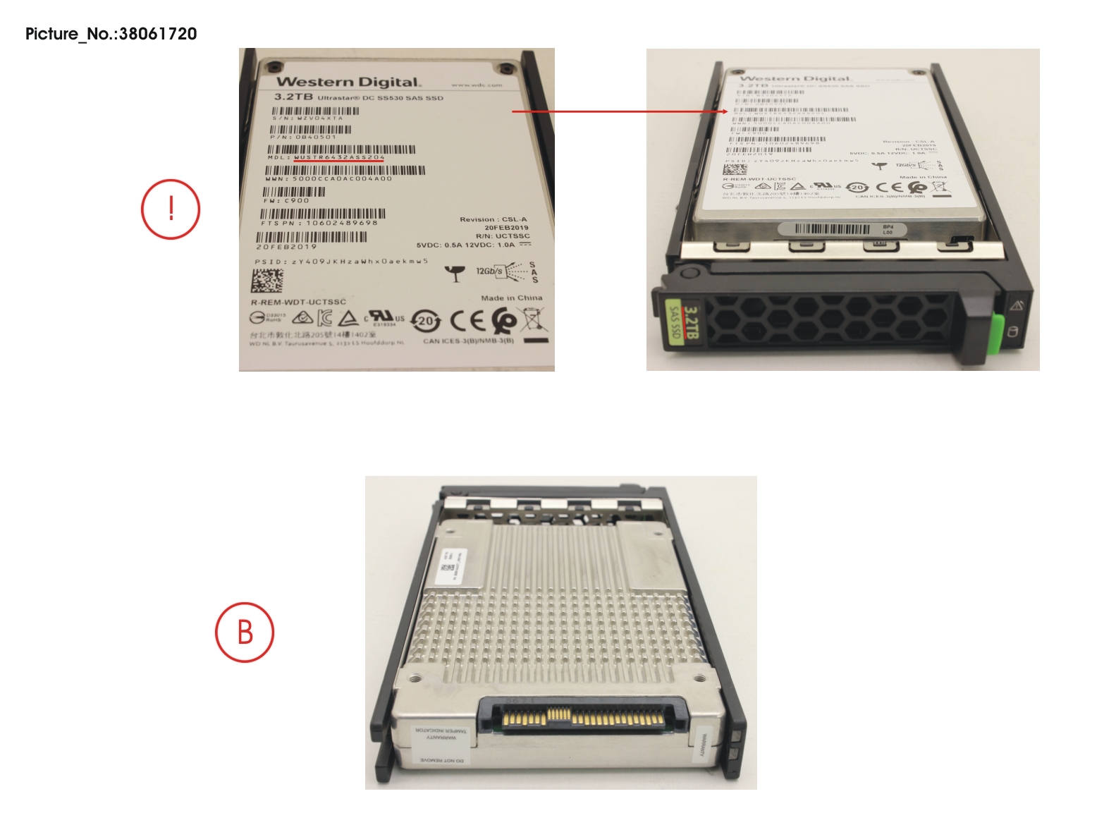 FUJITSU SSD SAS 12G 3.2TB MIXED-USE 2.5 H-P EP