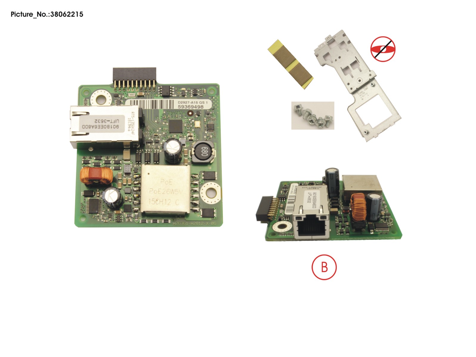 FUJITSU 2ND LAN/POE MODULE