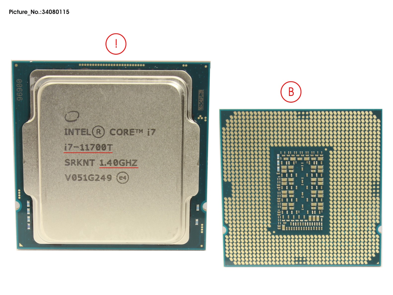 CPU INTEL CORE I7-11700T 1,4GHZ 35W