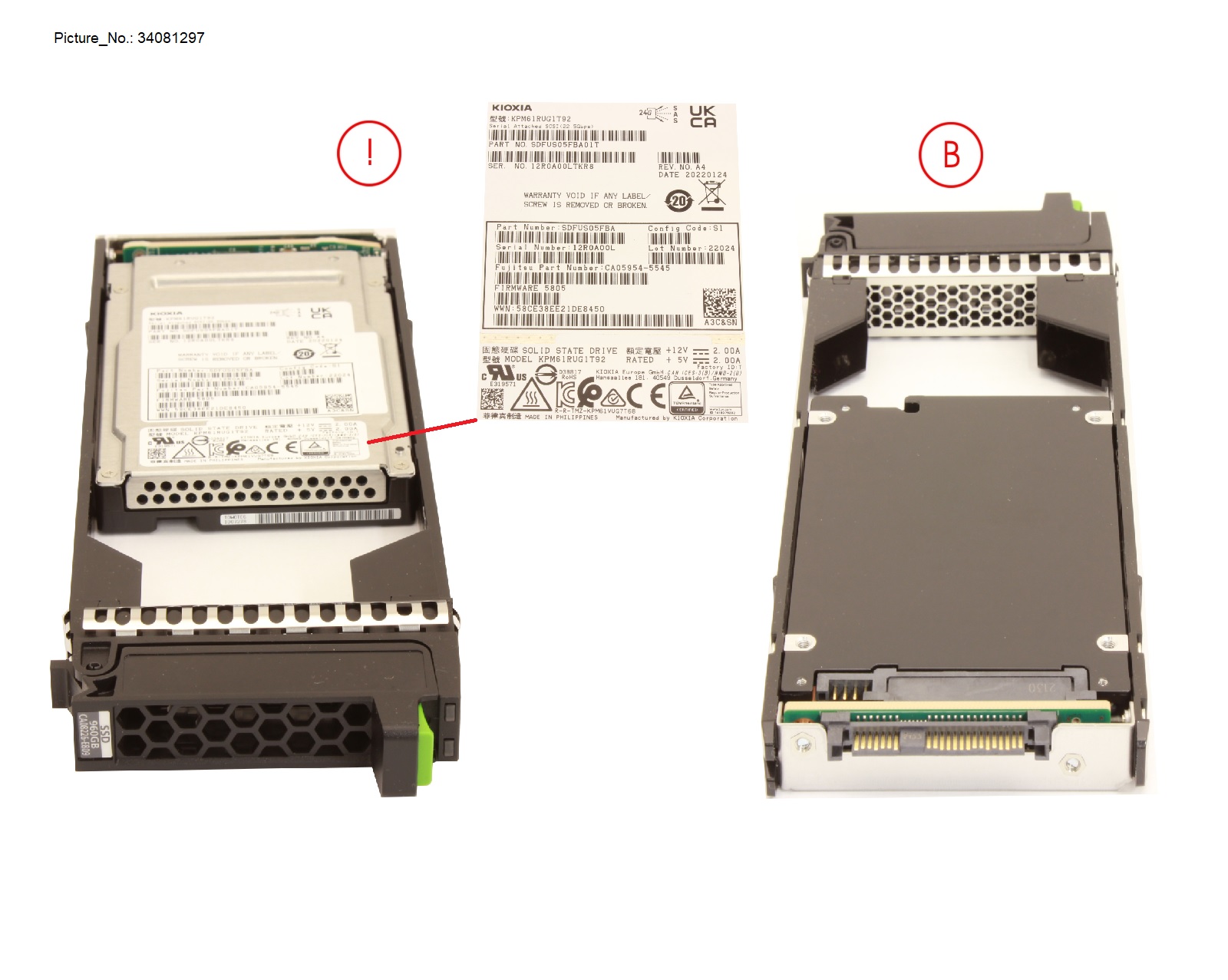 DX S3/S4 SSD SAS 2.5 960GB 12G