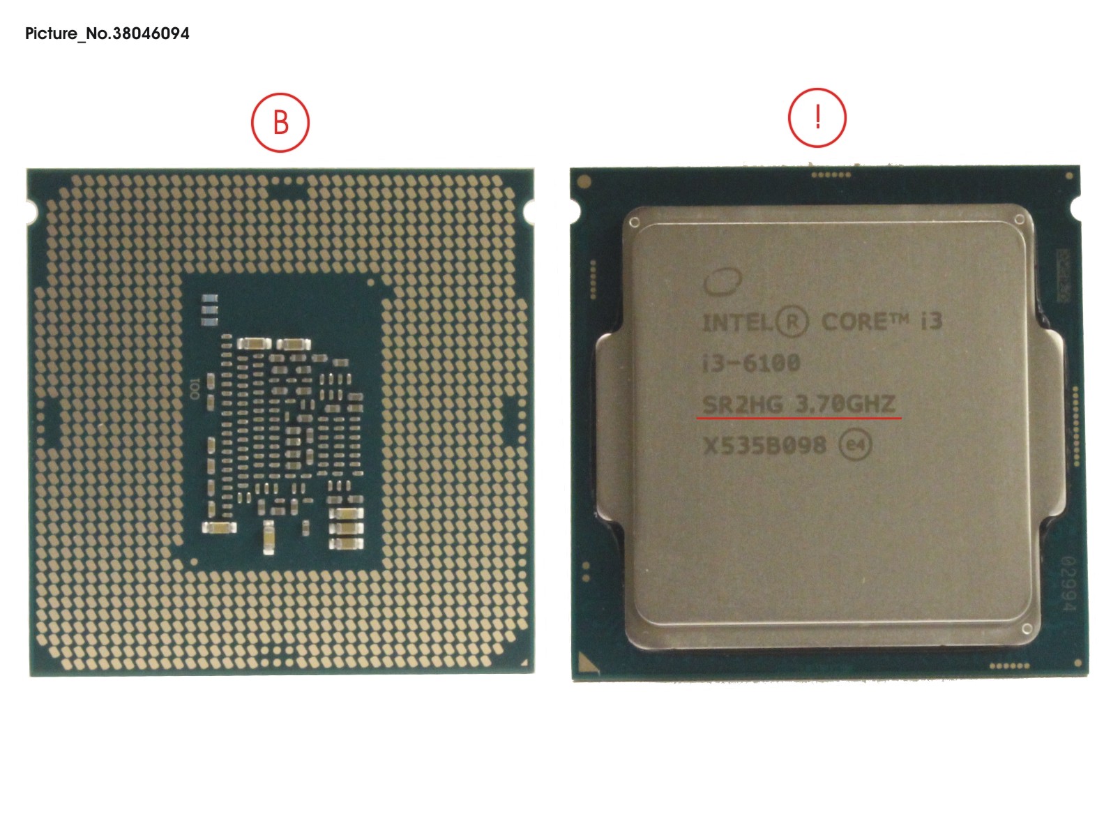 CPU CORE I3-6100 3.7GHZ 65W