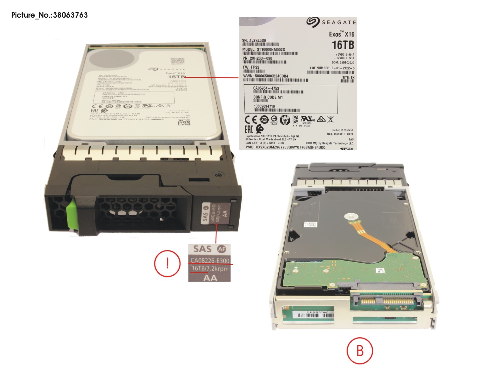 DX HD DRIVE 3.5 16TB 7.2K