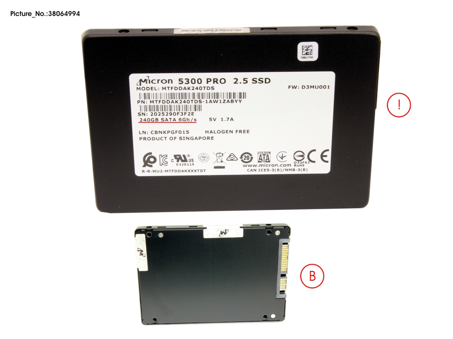 SSD SATA 6G RI 240GB