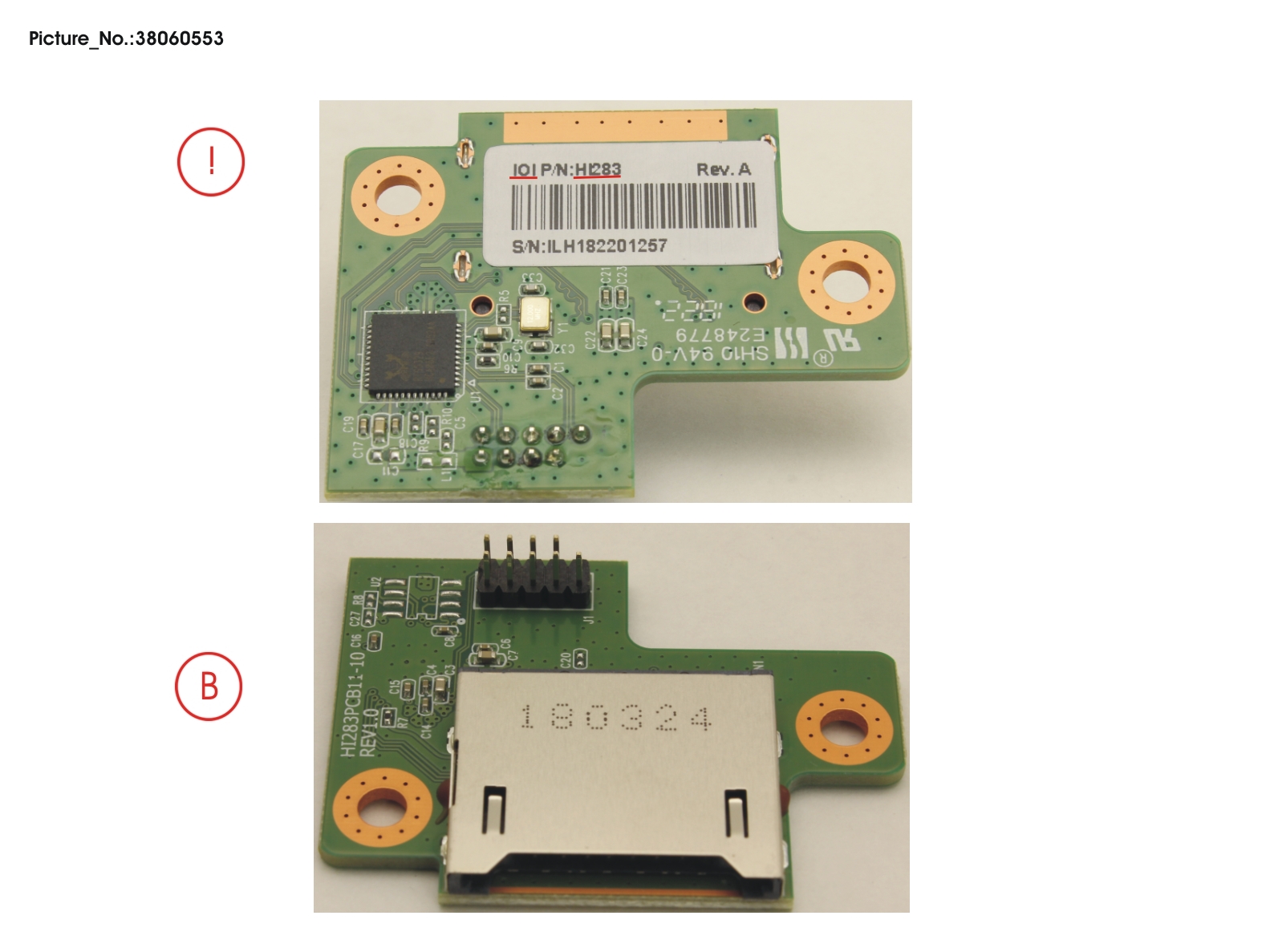 FUJITSU INTERNAL SD CARD READER