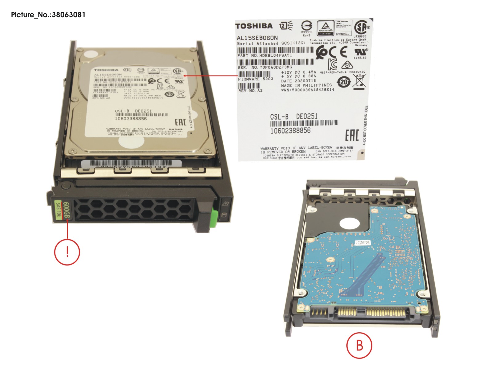 FUJITSU HD SAS 12G 600GB 10K 512N HOT PL 2.5  EP