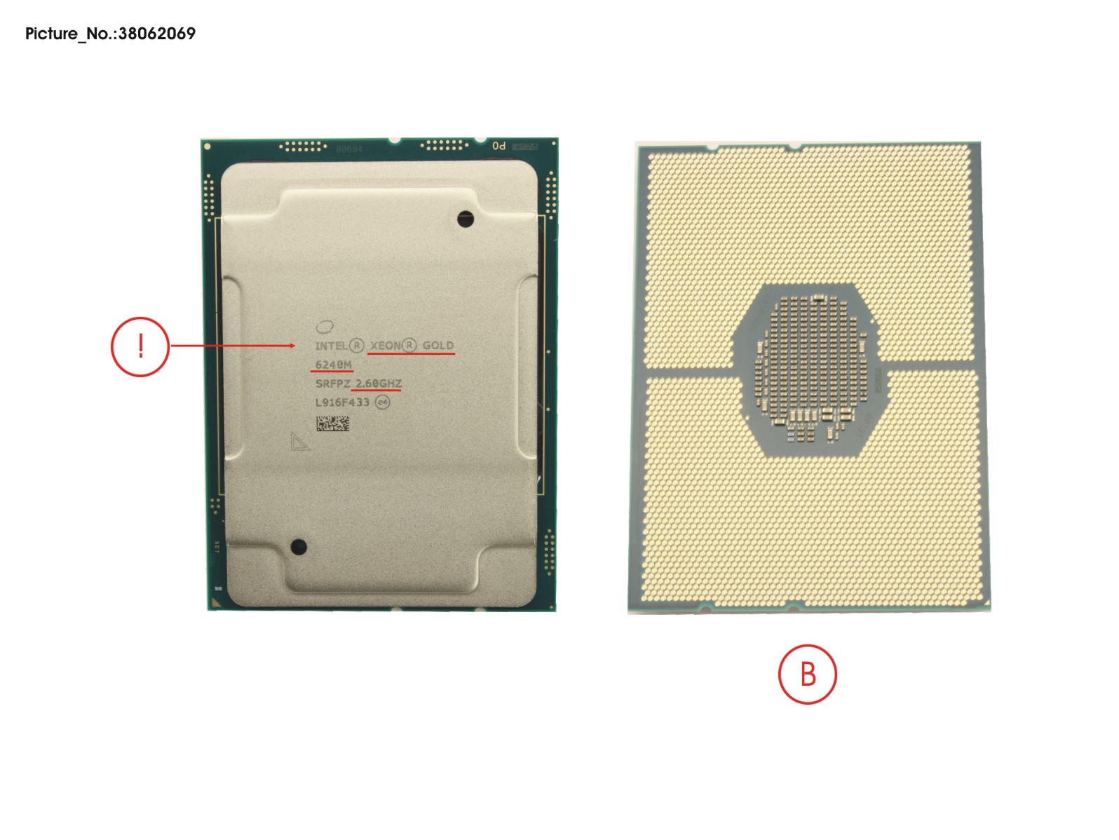 CPU INTEL XEON GOLD 6240M - 2600 150W