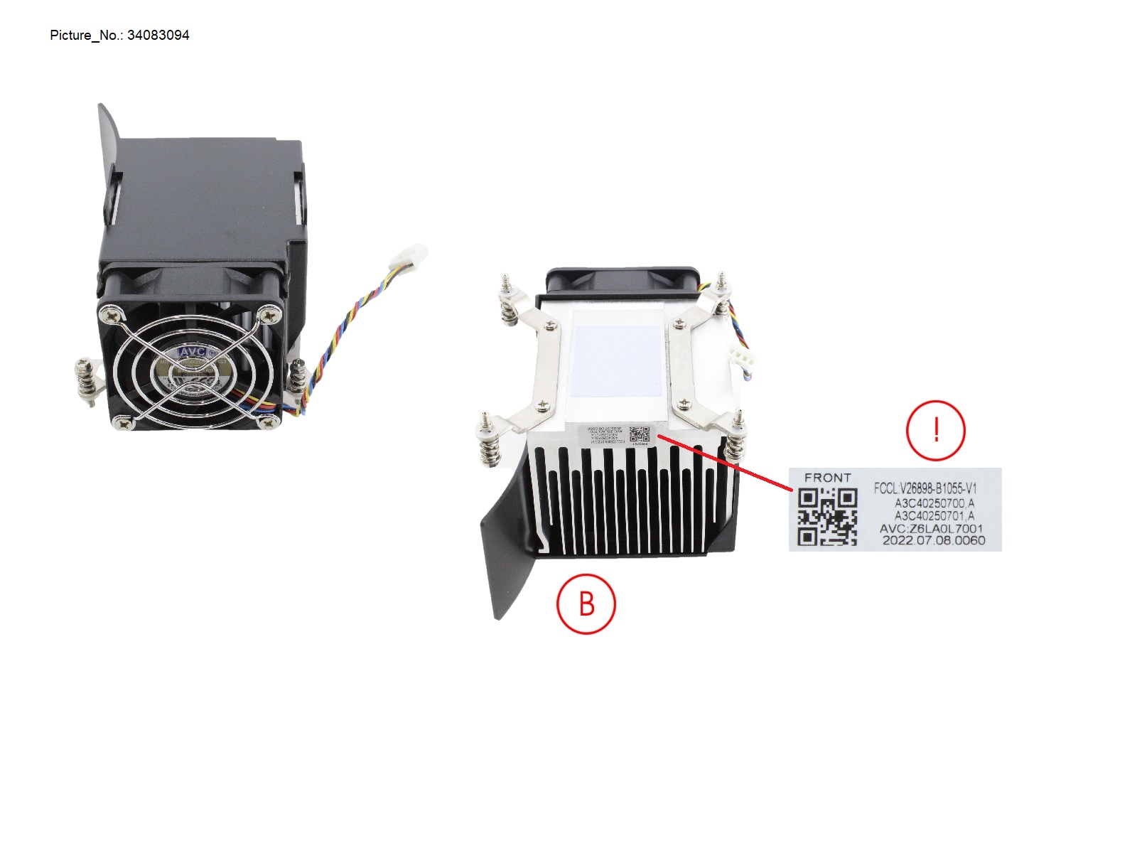 HEATSINK 65W GFL ADL STANDARD HEATSINK 65W GFL ADL STANDARD