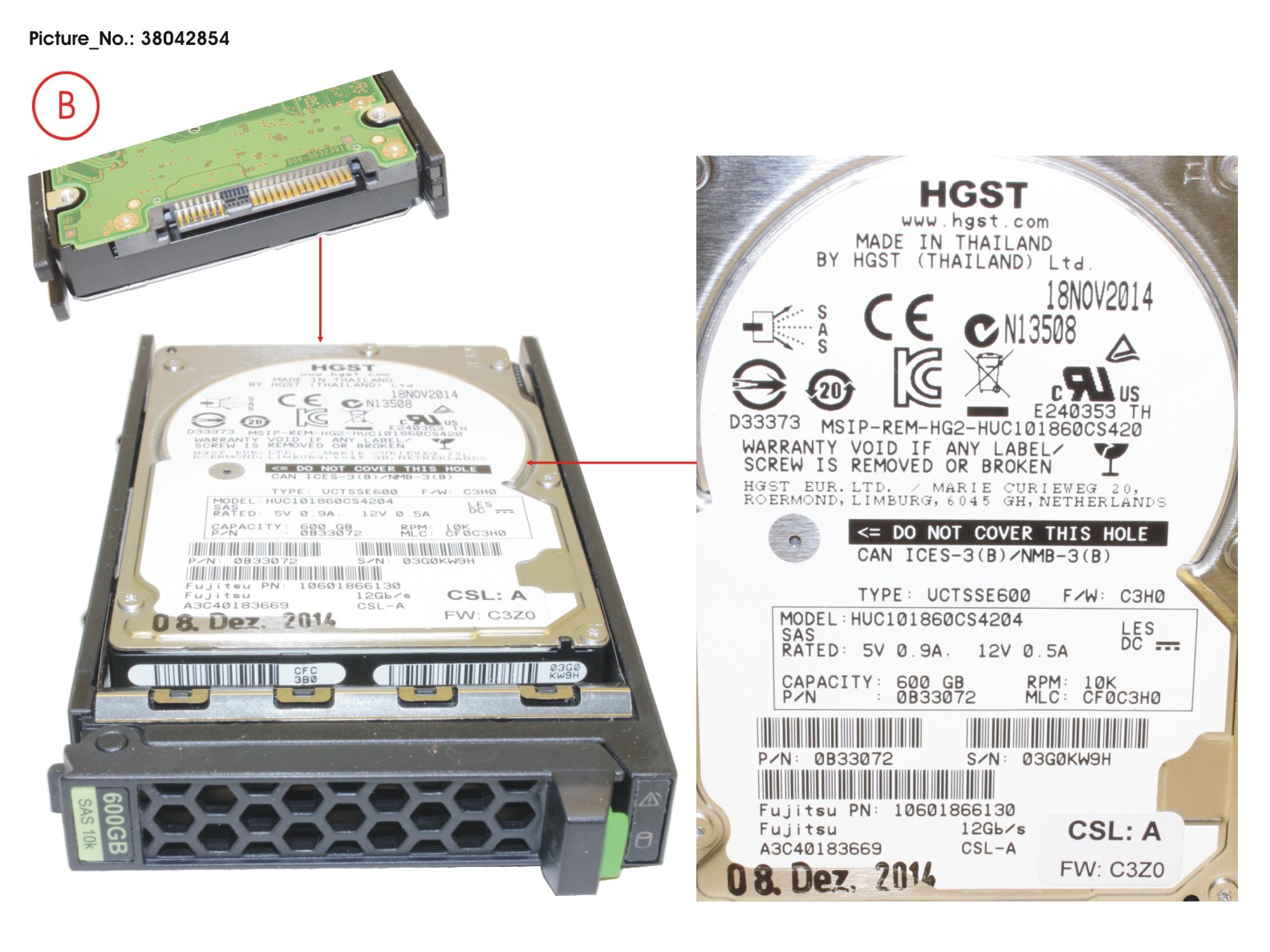 HD SAS 12G 600GB 10K 512E HOT Plug