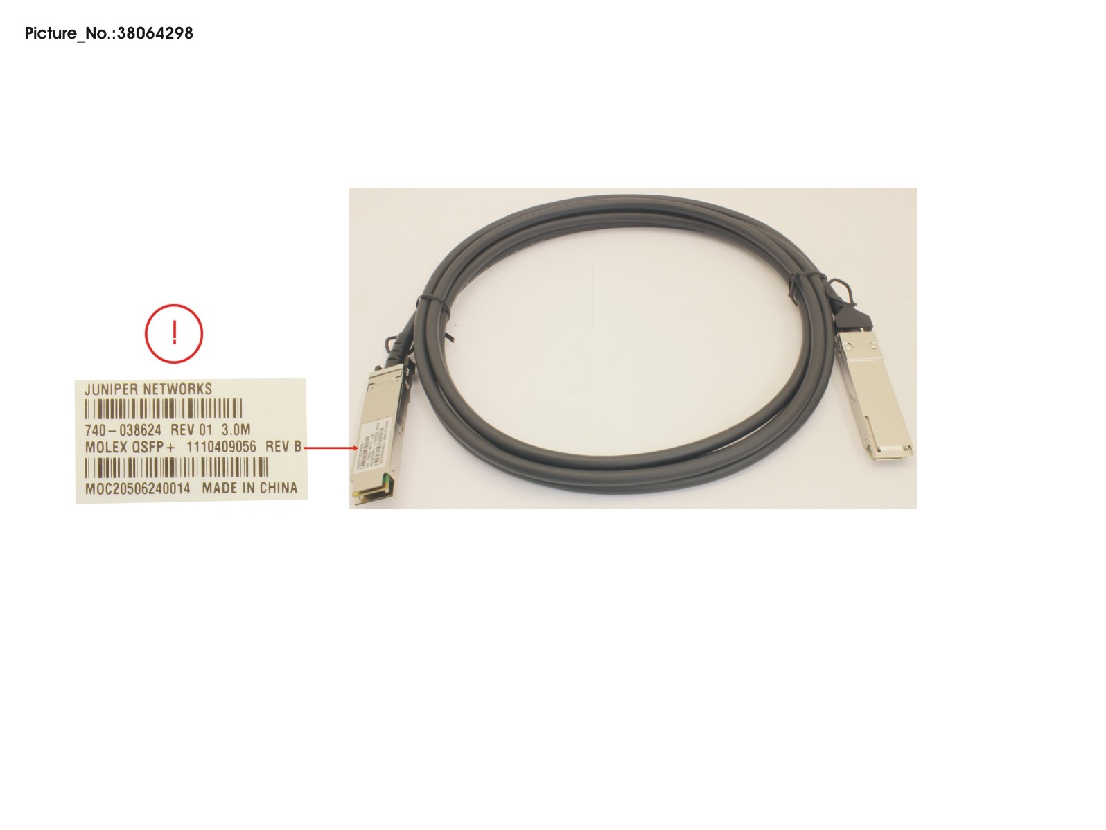 40G QSFP+ DIRECT ATTACHED CABLE 3M