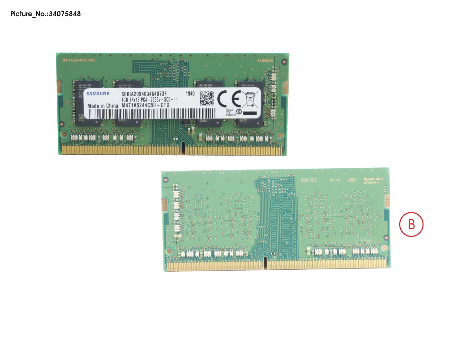 MEMORY 4GB DDR4-2400