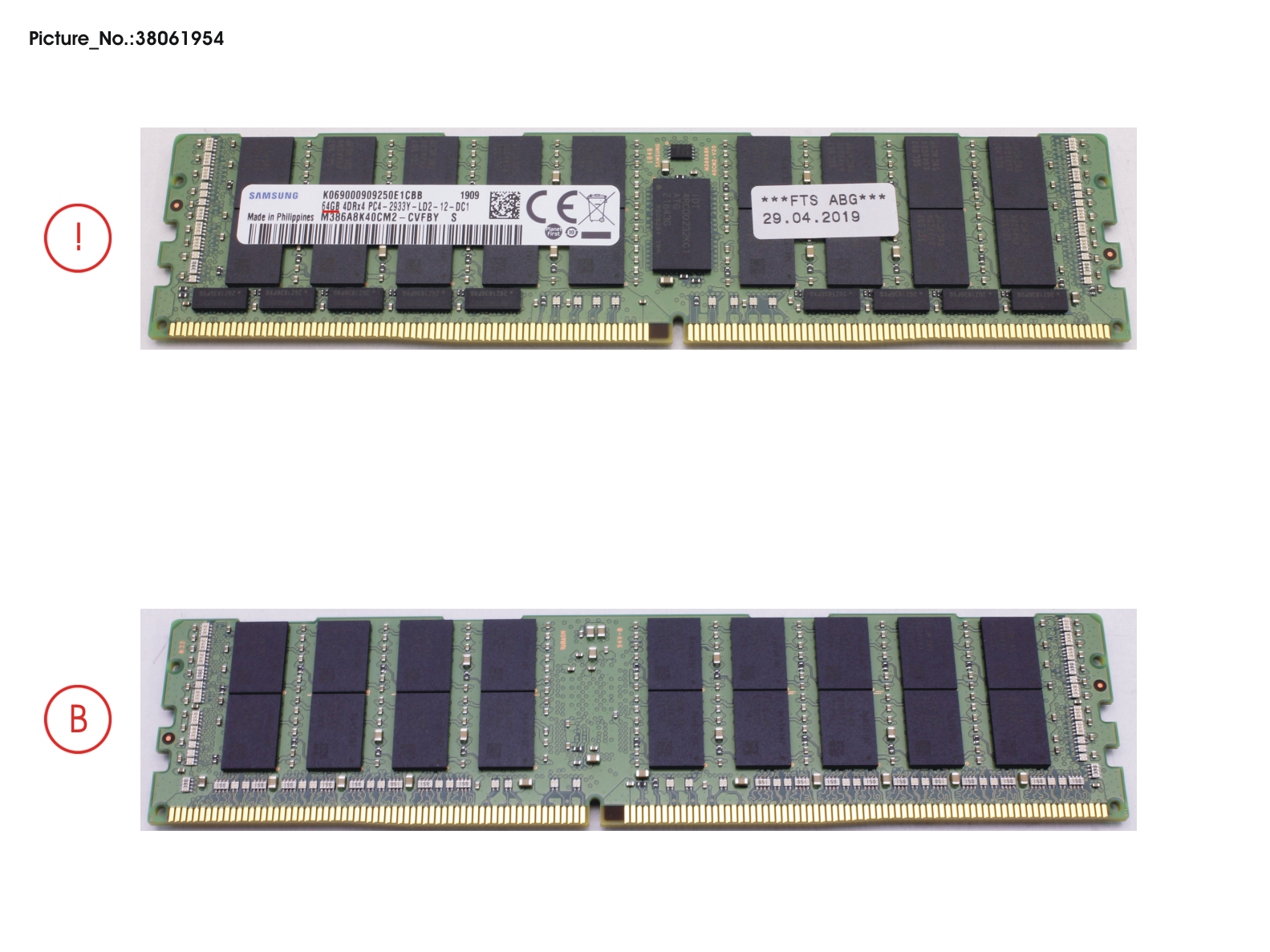 64GB (1X64GB) 4RX4 DDR4-2933 LR ECC