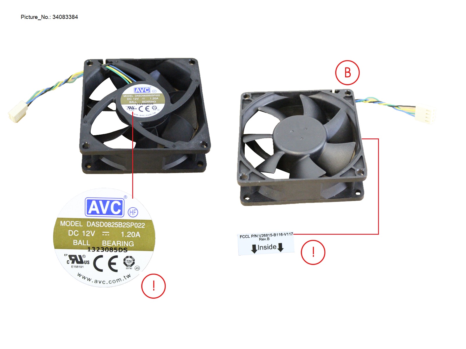 FAN 80X80X25 AVC ADL GFL FAN 80X80X25 AVC ADL GFL