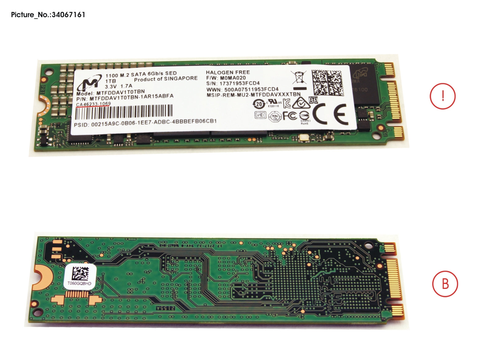 SSD S3 M.2 2280 MOI 1100 1TB(OPAL)