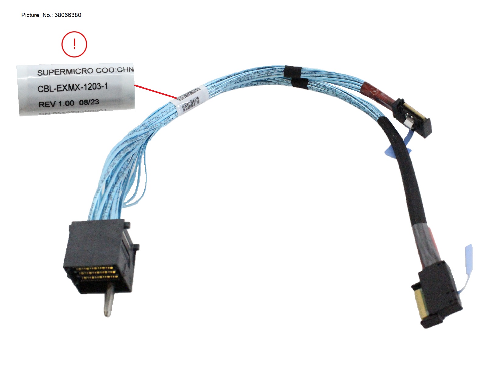 PCIE CABLE 380MM (MB TO PCIEB)