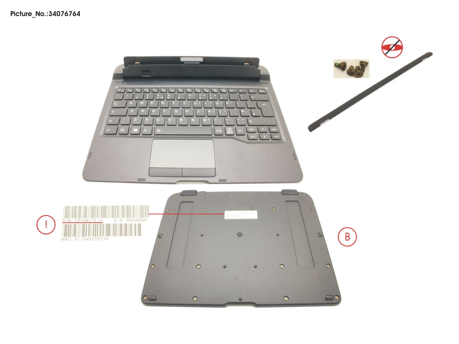 KEYBOARD DOCKING UK W/ BL KEYBOARD DOCKING UK W/ BL