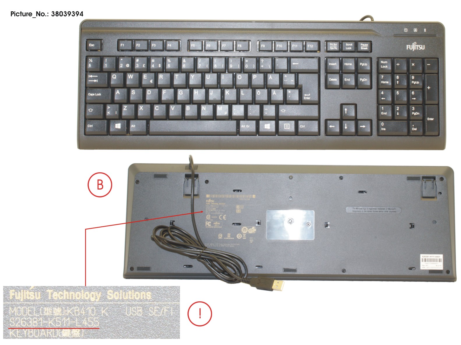 KB410 USB BLACK SE/FI