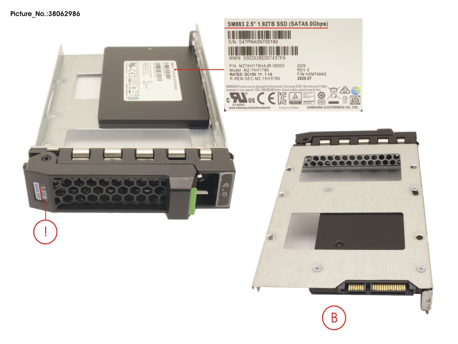 SSD SATA 6G 1.92TB MIXED-USE 3.5 H-P EP
