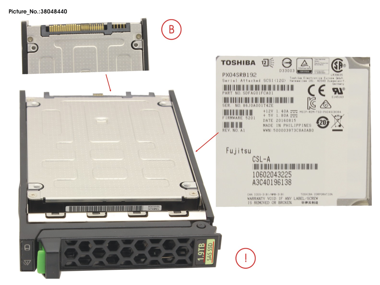 SSD SAS 12G 1.92TB READ-INT. 2.5' H-P EP
