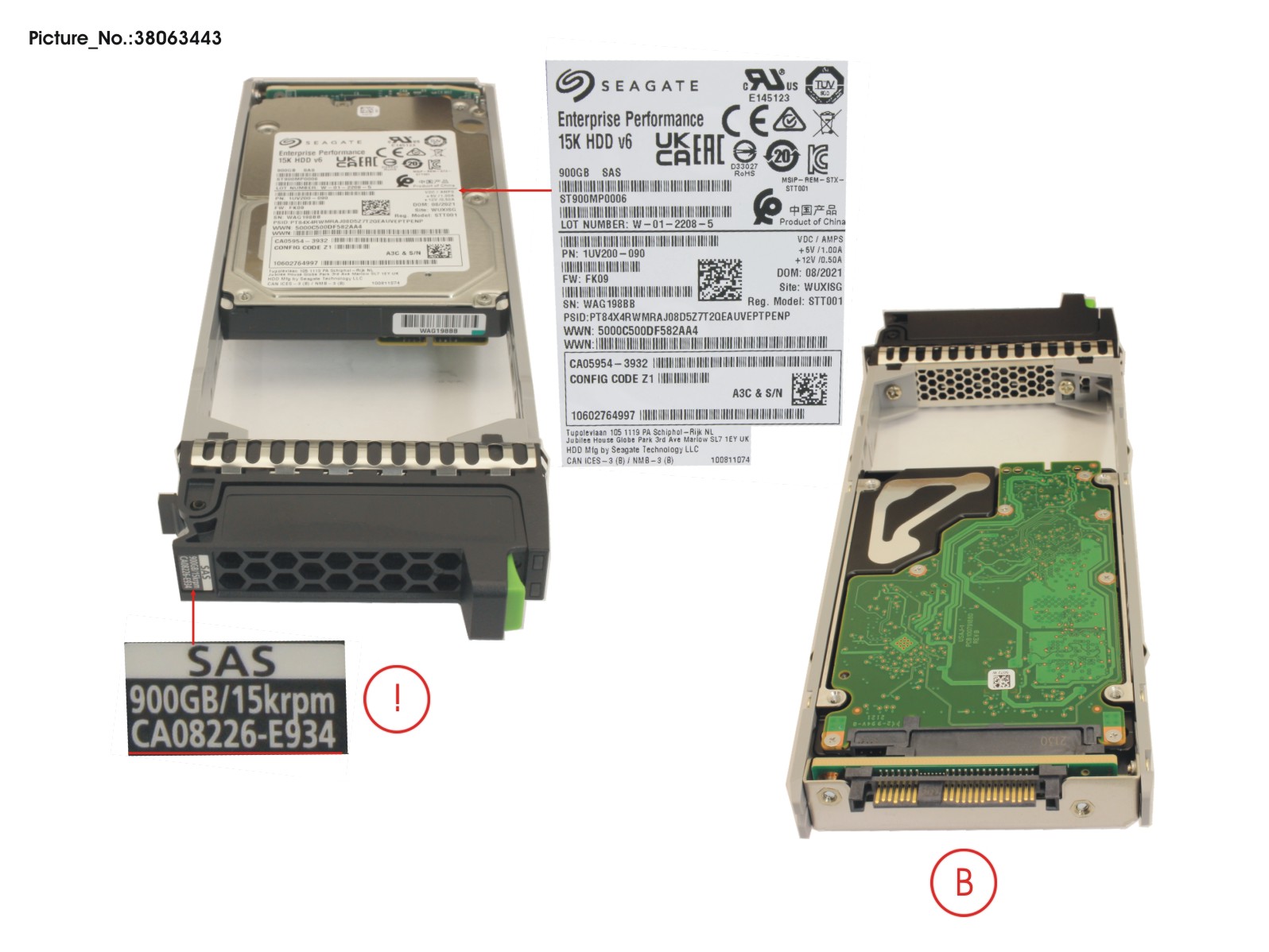 DX S3/S4 HD DRIVE 2.5 900GB 15K