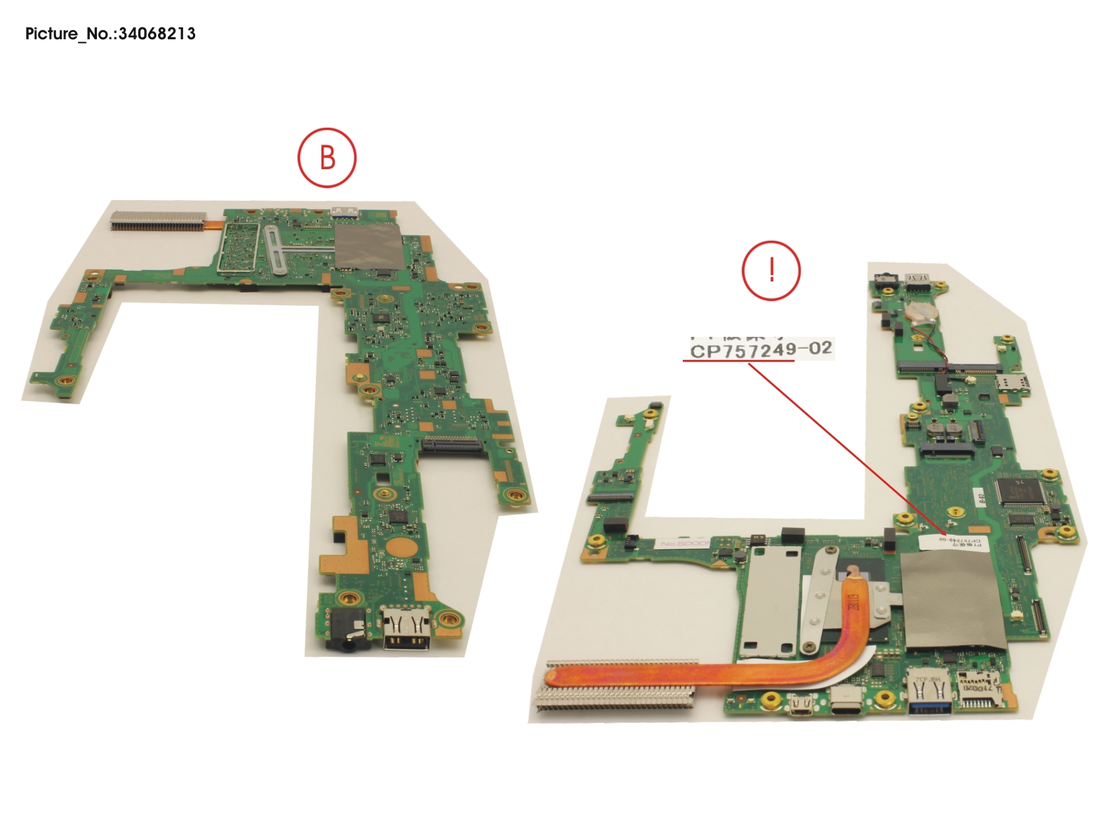 MAINBOARD ASSY I5-8350U / 8GB