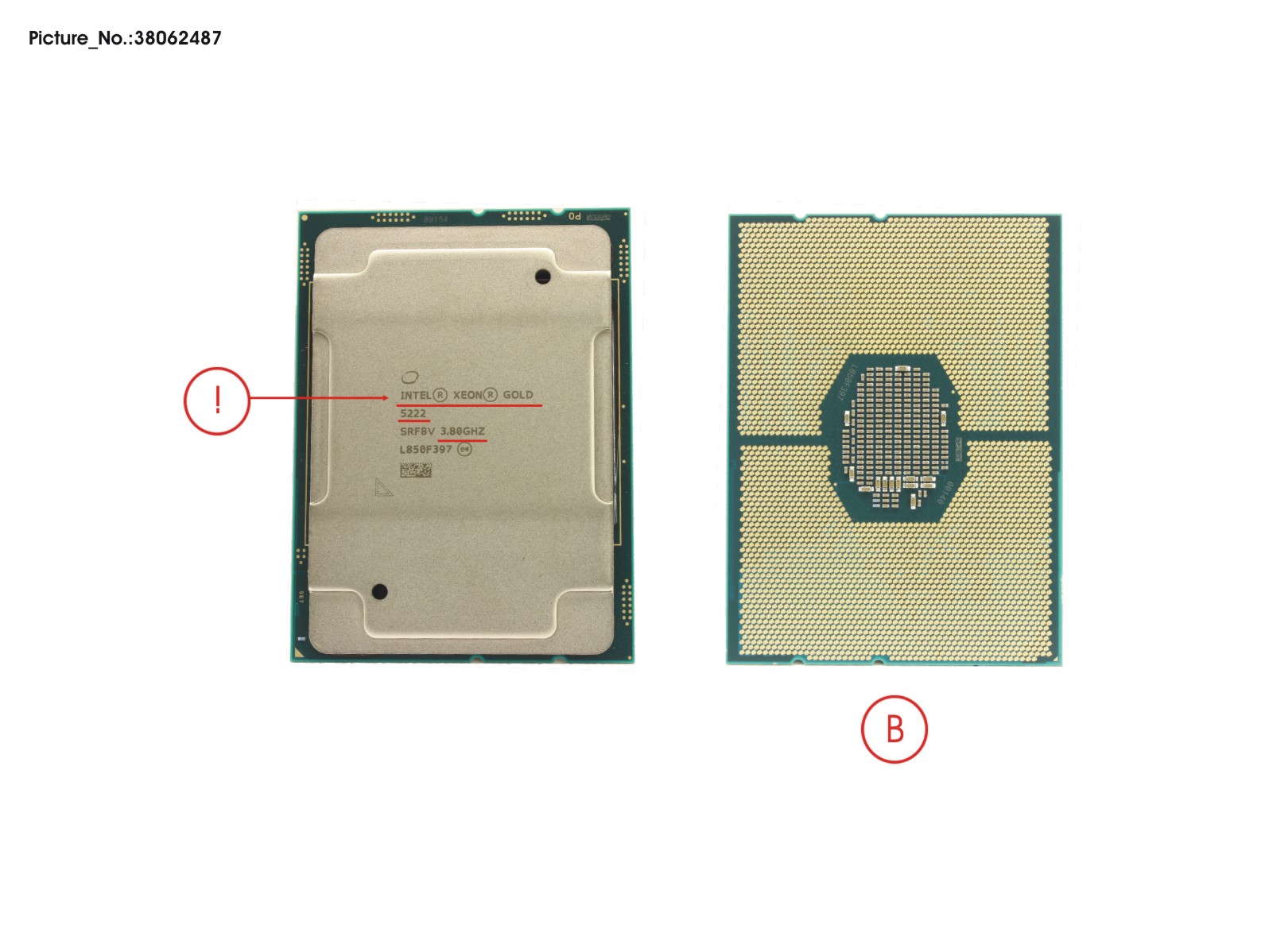 CPU INTEL XEON GOLD 5222 3800 105W