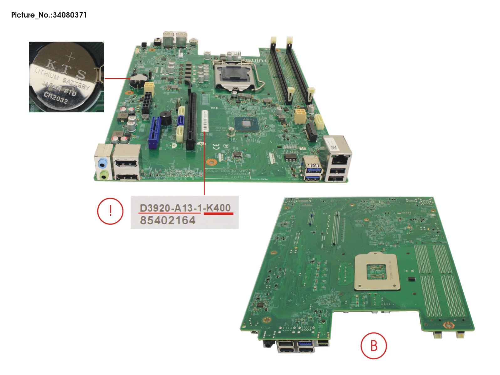 FUJITSU MAINBOARD D3920A