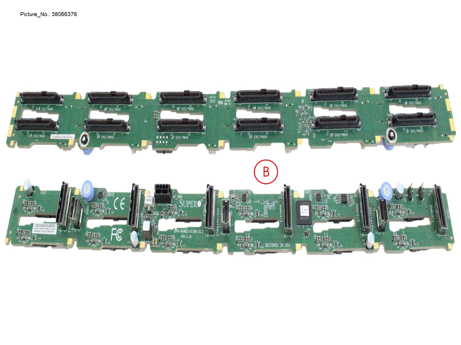 12-SLOT HYBRID HDD BACKPLANE 12-SLOT HYBRID HDD BACKPLANE