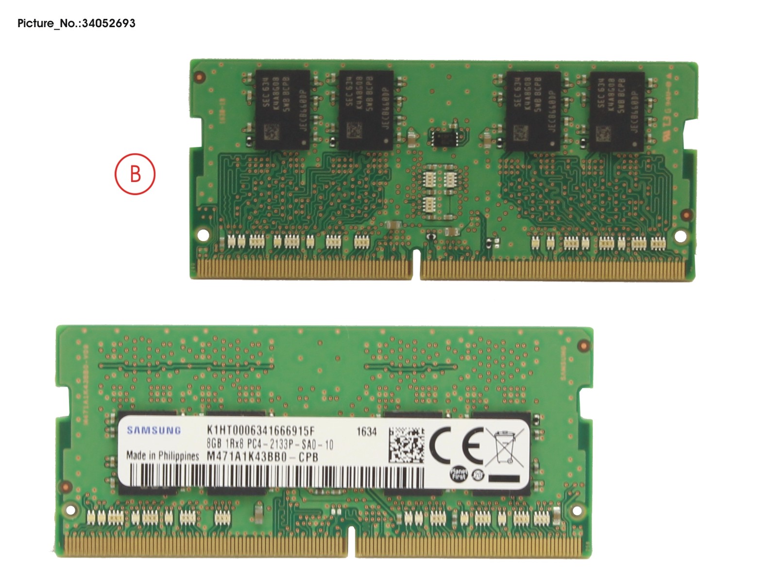 MEMORY 8GB DDR4-2133