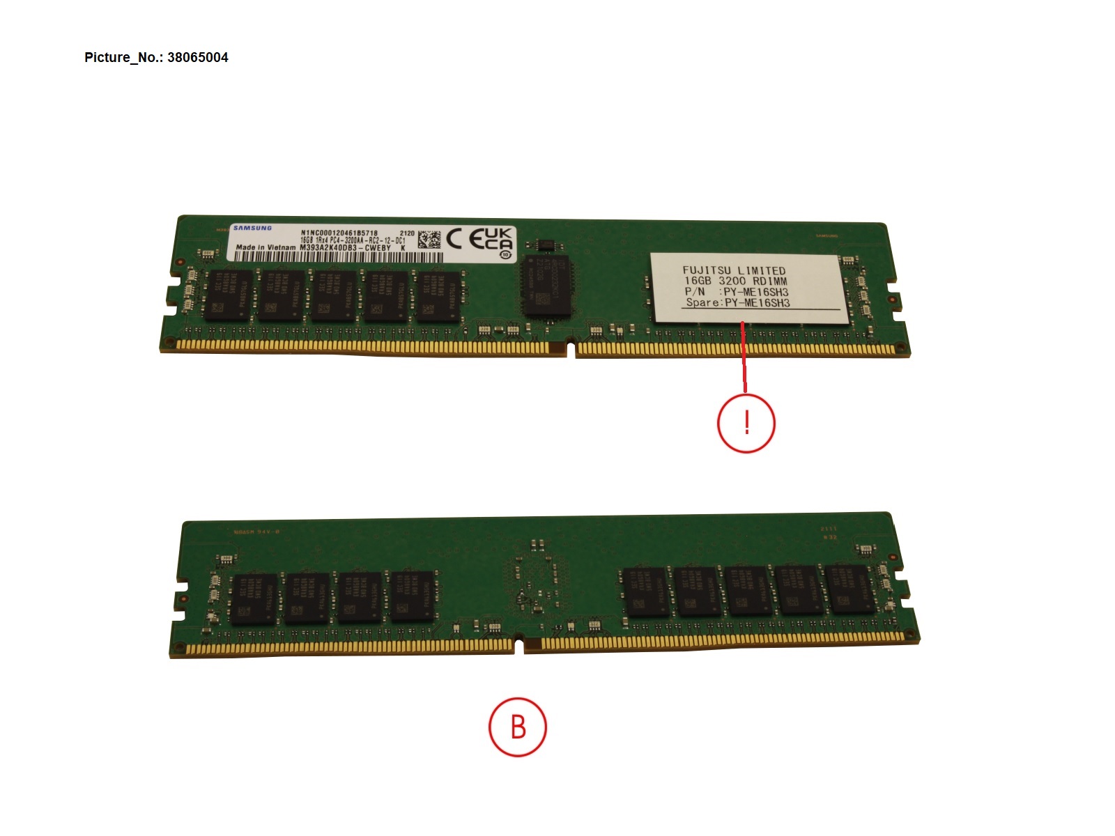 DDR4 3200 RDIMM 1RX4 16GB