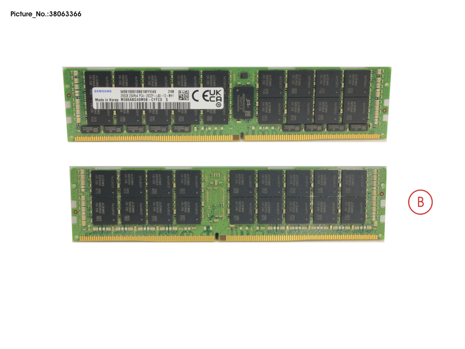 256GB 8RX4 DDR4 3DS-2933 LR EC 256GB 8RX4 DDR4 3DS-2933 LR EC
