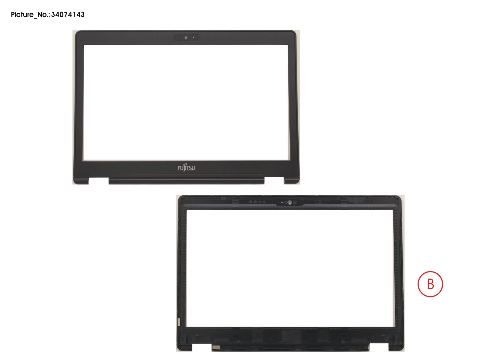 LCD FRONT COVER (FOR HD W/ CAM/MIC) LCD FRONT COVER (FOR HD W/ CAM/MIC)